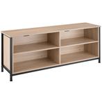 tectake Dressoir Navan 147x41x60,5cm - Industrieel licht hou, Huis en Inrichting, Verzenden, Nieuw