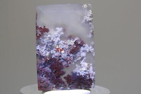 Agaat Rechthoek - Hoogte: 34 mm - Breedte: 22 mm- 11.5 g -, Verzamelen, Mineralen en Fossielen