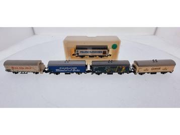 Schaal Z Märklin Goederen Set Van 5 van de DB #4896 (Wagons, Hobby en Vrije tijd, Gebruikt, Gelijkstroom, Overige typen, Ophalen of Verzenden