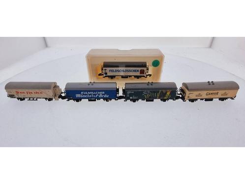 Schaal Z Märklin Goederen Set Van 5 van de DB #4896 (Wagons, Hobby en Vrije tijd, Modeltreinen | Overige schalen, Gelijkstroom