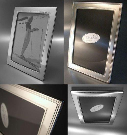 Cadre photo (2)  - Argent sterling 925 - 2 cadres photo de, Antiek en Kunst, Antiek | Zilver en Goud