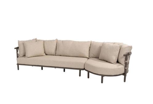 4 Seasons Outdoor Ezra chaise loungebank terre met love, Tuin en Terras, Tuinsets en Loungesets