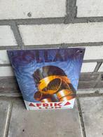 Zeldzaam en Nostalgisch Emaille Bord Holland Afrika Lijn -
