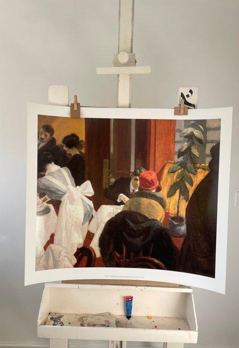 Edward Hopper - after (1882-1967), New York Restaurant 1922,, Antiek en Kunst, Kunst | Tekeningen en Fotografie