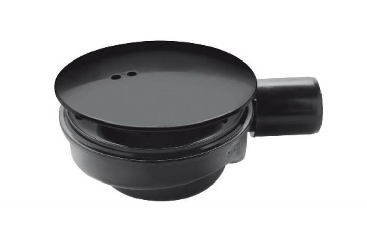 Sanifun douchesifon Eden 90 mm Zwart, Doe-het-zelf en Bouw, Sanitair, Overige typen, Nieuw, Ophalen of Verzenden