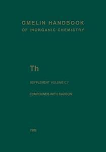Th Thorium: Compounds with Carbon: Carbonates, . Bagnall,, Livres, Livres Autre, Envoi