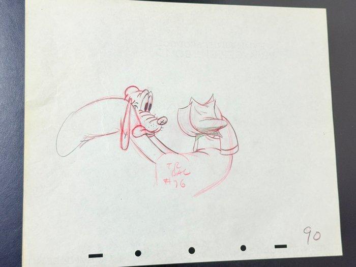 Walt Disney - Pluto en Donald Duck Productie-tekening (1939), Collections, Disney