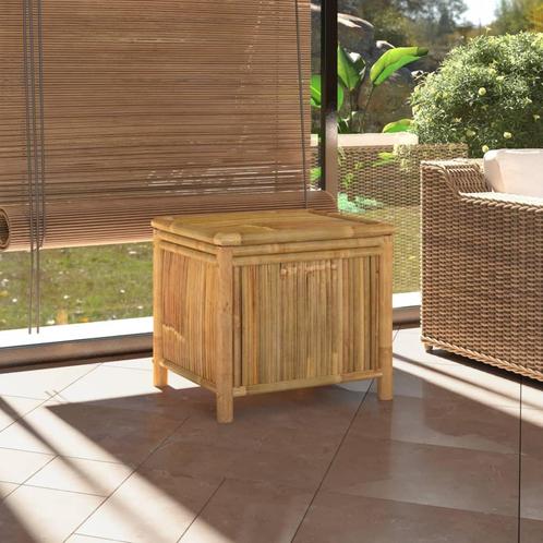 vidaXL Tuinbox 60x52x55 cm bamboe, Tuin en Terras, Bergingen en Tuinkasten, Nieuw, Verzenden