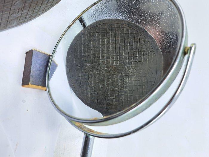 Antiek Wafelijzer - Werktuig Antiek - J.T. en J.B. Anno1876, Antiek en Kunst, Antiek | Keukengerei