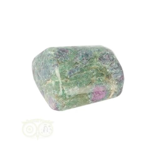 Robijn in Fuchsiet Knuffelsteen Nr 41  - 23 gram, Handtassen en Accessoires, Edelstenen, Nieuw, Verzenden