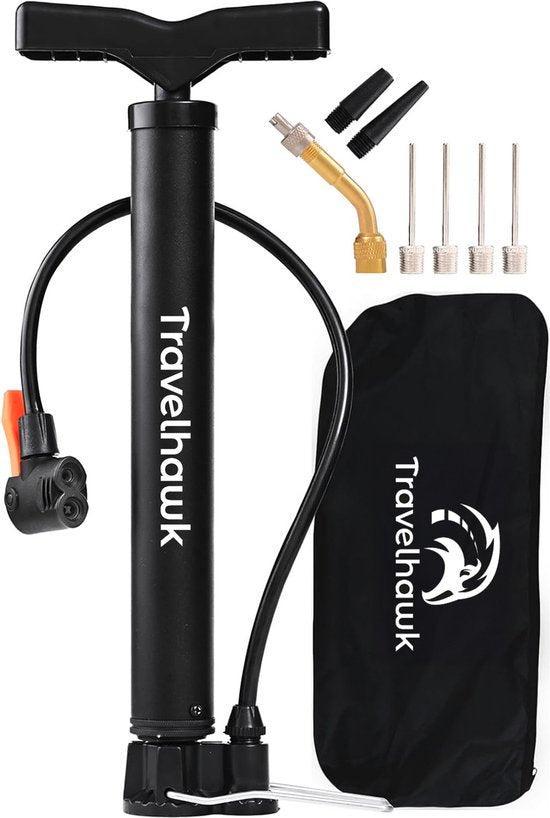 2dekans | Travelhawk Mini Fietspomp - Dubbele Ventielkop -, Fietsen en Brommers, Fietsaccessoires | Overige Fietsaccessoires, Ophalen of Verzenden