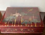 Container - Speelkaarten doos met inhoud - Hout, Urushi