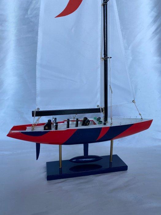 Maritieme objecten - Vintage velero ITA 54 met de hand, Antiek en Kunst, Curiosa en Brocante