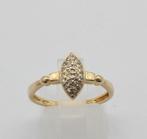 Zonder Minimumprijs - Ring - 18 karaat Geel goud Diamant, Bijoux, Sacs & Beauté, Bijoux anciens