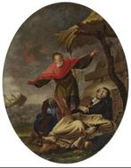 École européenne (XVIII) - Death of Saint Francis Xavier and, Antiek en Kunst, Kunst | Schilderijen | Klassiek