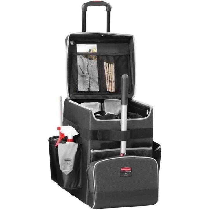 Schoonmaakwagen | QUICK CART | Kunststof | Zwart | Medium |, Zakelijke goederen, Horeca | Keukenapparatuur, Nieuw in verpakking