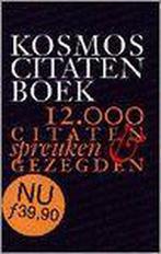 Kosmos groot citatenboek 9789021592695, Gelezen, Bart de Graaff, Nederlands, Verzenden