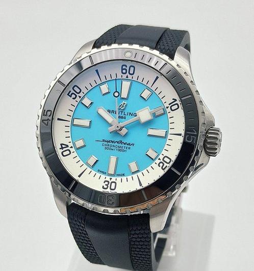 Breitling - SuperOcean Automatic 44 - A17376 - Heren - 2020+, Handtassen en Accessoires, Horloges | Heren