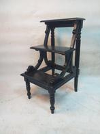 Trapje - Mahonie - Bibliotheektrapje 1950/60, Antiek en Kunst
