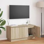 vidaXL TV-kast met LED Sonoma eiken 100 x 38 x 49 cm Bewerkt, Verzenden, Nieuw