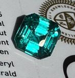 1 pcs Blauw, Groen Smaragd - 2.26 ct - Gemological Institute, Nieuw