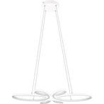 Stijlvolle Dimbare LED Hanglamp 32W - Mat Wit Metaal, Neutra, Huis en Inrichting, Verzenden, Nieuw