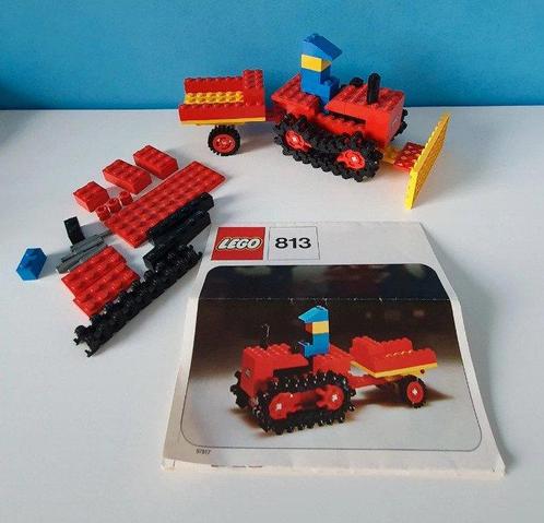 Lego Set - 813 - Classic Town - Lego 813 - Bulldozer with, Kinderen en Baby's, Speelgoed | Duplo en Lego