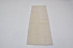 Tapis Kilim en chanvre blanc fait main - Tapis - 146 cm - 51, Maison & Meubles, Ameublement | Tapis & Moquettes