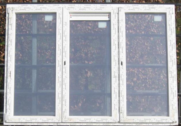 pvc raam , chassis , venster , kozijn 213 x  153 wit, Doe-het-zelf en Bouw, Raamkozijnen en Schuifdeuren, Inclusief glas, Nieuw