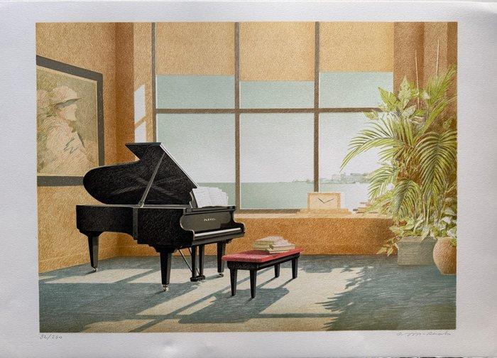 Olivier Raab (1955) - Le piano, Antiquités & Art, Antiquités | Autres Antiquités