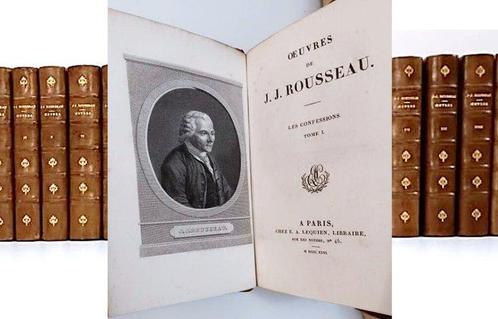 Jean-Jacques Rousseau - Oeuvres completes - 1826, Antiek en Kunst, Antiek | Boeken en Manuscripten