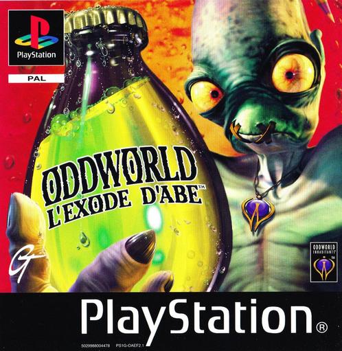 Oddworld Abes Exoddus-Frans (PlayStation 1) Gebruikt, Games en Spelcomputers, Games | Sony PlayStation 1, Ophalen of Verzenden