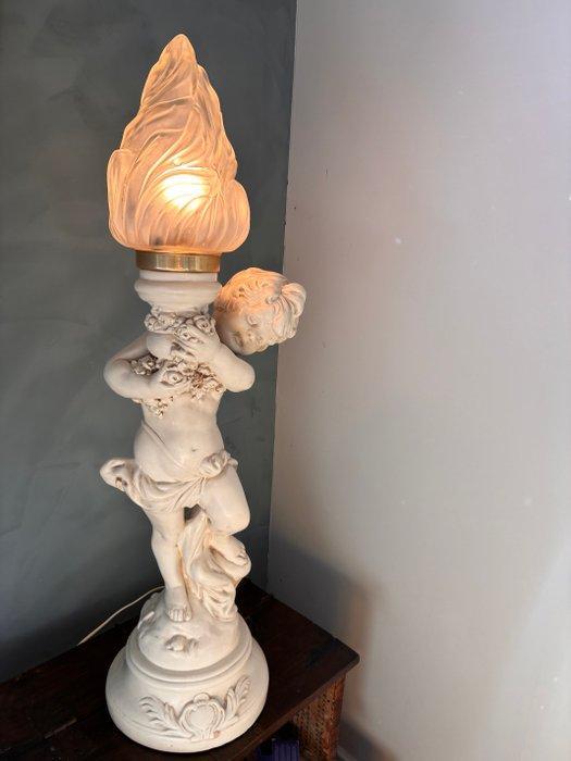 JP - Lamp - Terracotta - Grote lamp Angelo «JP », Antiek en Kunst, Curiosa en Brocante