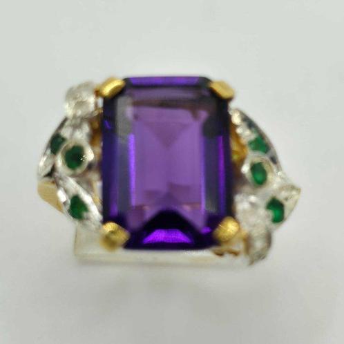 Zonder Minimumprijs - Statement ring - 9 kt. Geel goud,, Handtassen en Accessoires, Antieke sieraden