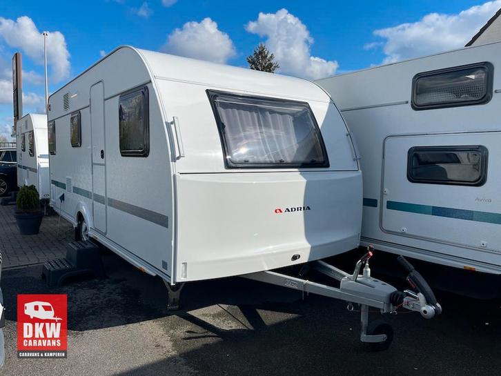 ADRIA Aviva 522 PT, Caravans en Kamperen, Caravans, 1000 - 1250 kg, Airco, Douche, Gascomfoor, Hordeur, Kachel, Koelkast, Microgolfoven