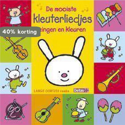 De mooiste kleuterliedjes zingen en kleuren 9789044708585, Boeken, Overige Boeken, Gelezen, Verzenden