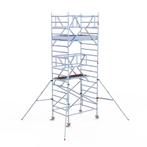 Rolsteiger Professional 135x190 6,2m werkhoogte vrijstaand, Doe-het-zelf en Bouw, Steigers, Verzenden, Nieuw, Rolsteiger of Kamersteiger