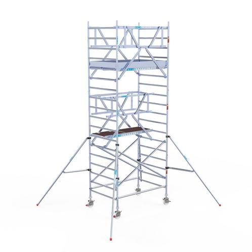 Rolsteiger Professional 135x190 6,2m werkhoogte vrijstaand, Doe-het-zelf en Bouw, Steigers, Rolsteiger of Kamersteiger, Nieuw