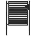 Afsluitbaar Tuinhek Aluminium Zwart | Retour Deal, Tuin en Terras, Met poort, Verzenden, Tuinhek, Nieuw