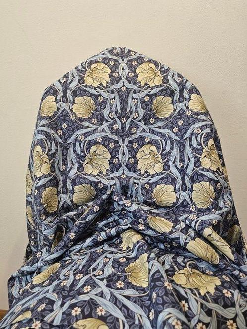 Weefsel William Morris Pimpernel Art Nouveau Bloemmotief, Antiek en Kunst, Kunst | Designobjecten