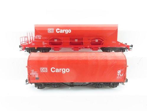 Märklin H0 - 47200/48100 - Transport de fret - 2x wagons de, Hobby en Vrije tijd, Modeltreinen | H0