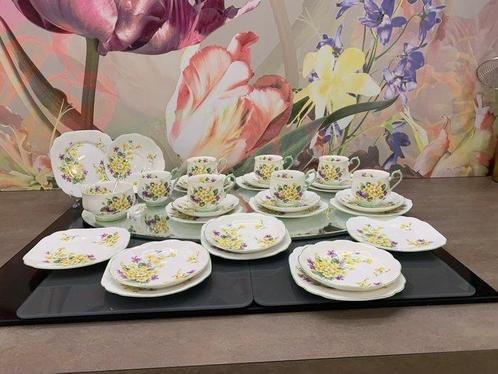 Royal Albert - Koffie- en theeservies (31) - Primulette -, Antiek en Kunst, Antiek | Meubels | Tafels