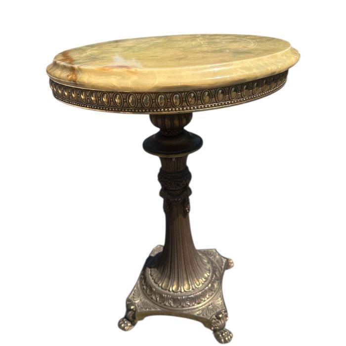 Bijzettafel - Onyx, Brons, Antiek en Kunst, Curiosa en Brocante