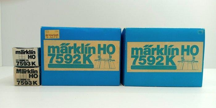 Märklin H0 - 7592/7593 - Modeltreinsporen (5) - K-sporen -, Hobby en Vrije tijd, Modeltreinen | H0