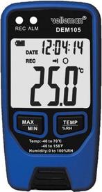 2dekans | Velleman Datalogger, meet temperatuur en, Ophalen of Verzenden