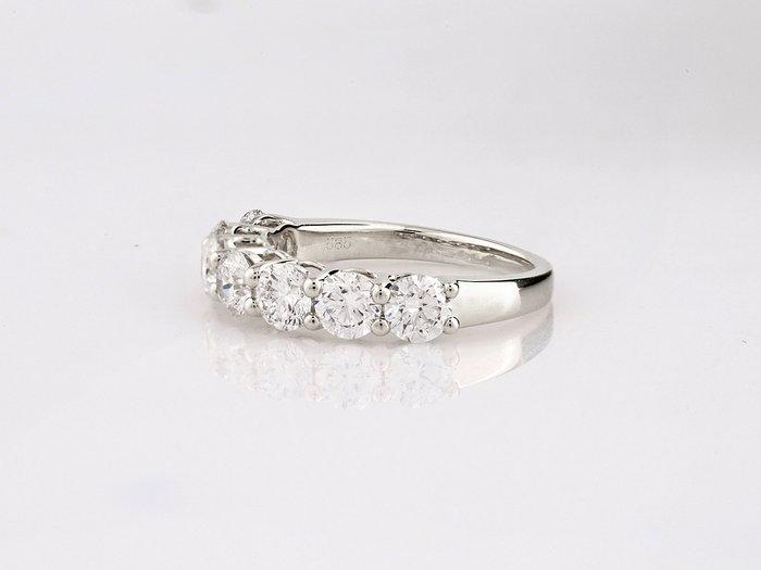 Ring - 14 karaat Witgoud - 2.16ct. tw. Diamant (Lab-grown), Handtassen en Accessoires, Ringen