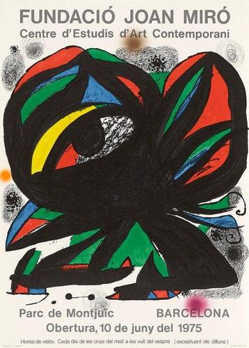 Joan Miró (after) - Fundació Joan Miró 1975 - Oriiginal