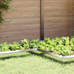 vidaXL Slakkenhekje 4 pcs Zilver 10 x 10 x 25 cm Roestvrij, Jardin & Terrasse, Verzenden