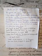 Manuscrit sur parchemin vente maison Anne Marie Louise, Nieuw
