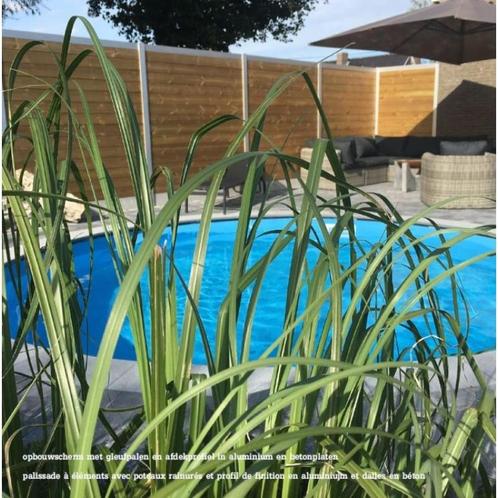 Tuinscherm in hout - opbouwscherm losse lat met tand & groef, Tuin en Terras, Tuinhekken en Hekwerk